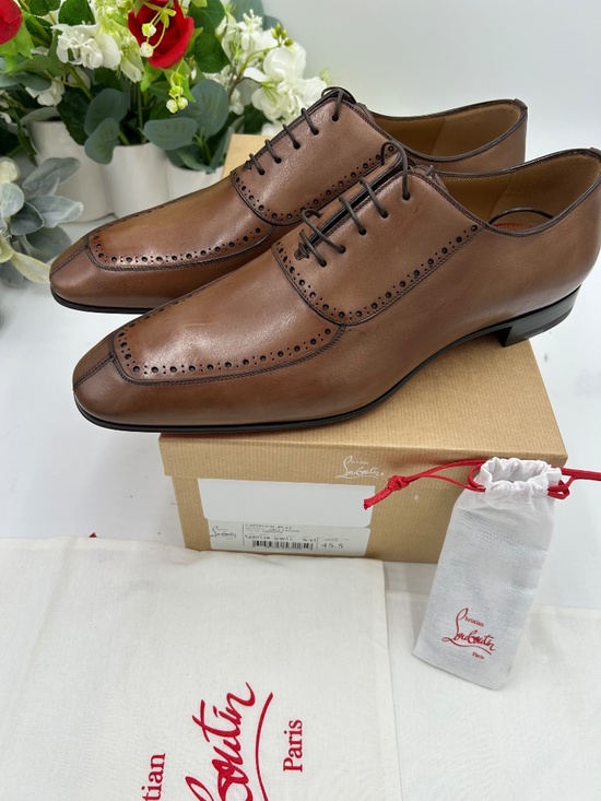 ********Men’s Christian Louboutin LAFITOCH leather Oxfords. Size 45.5./ l2.5 US. main image 9
